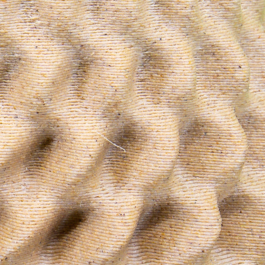 Wooden vase "Ananas" with integrated glass insert for fresh flowers