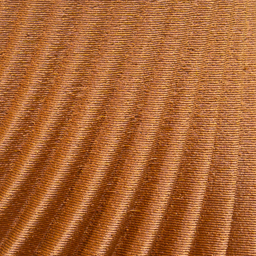 Wooden vase "Twisted" with integrated glass insert for fresh flowers